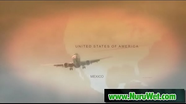 Sexy masseuse blowjob cock in nuru massage 07