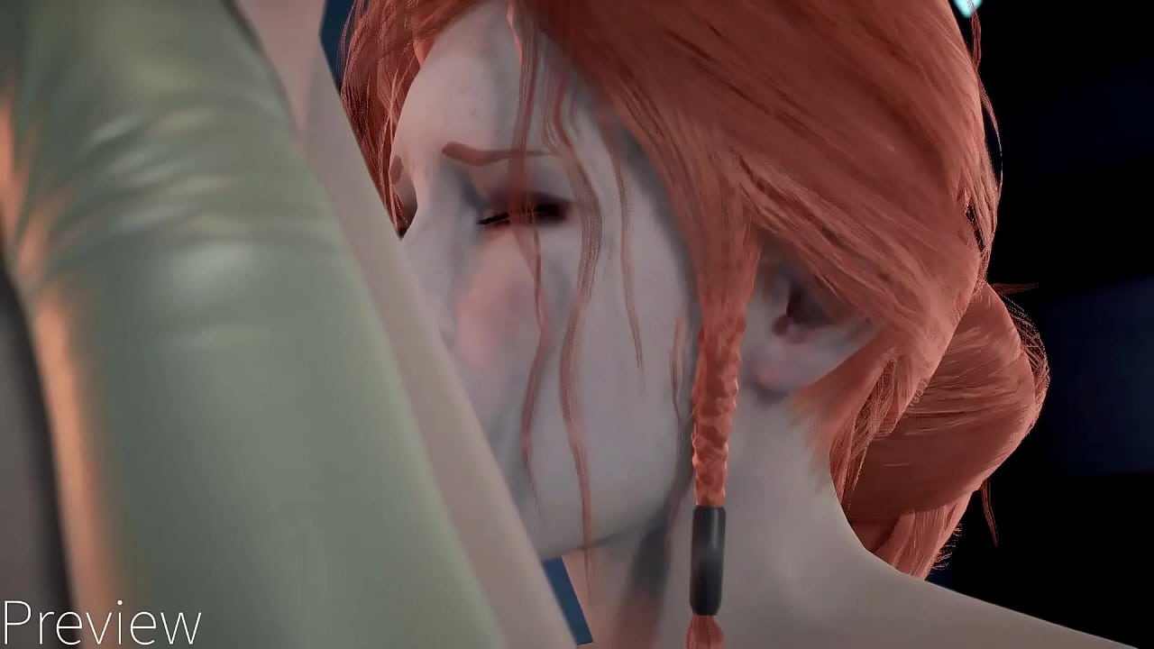 Hentai l 3D sex with Triss l Big boobs l Big Dick