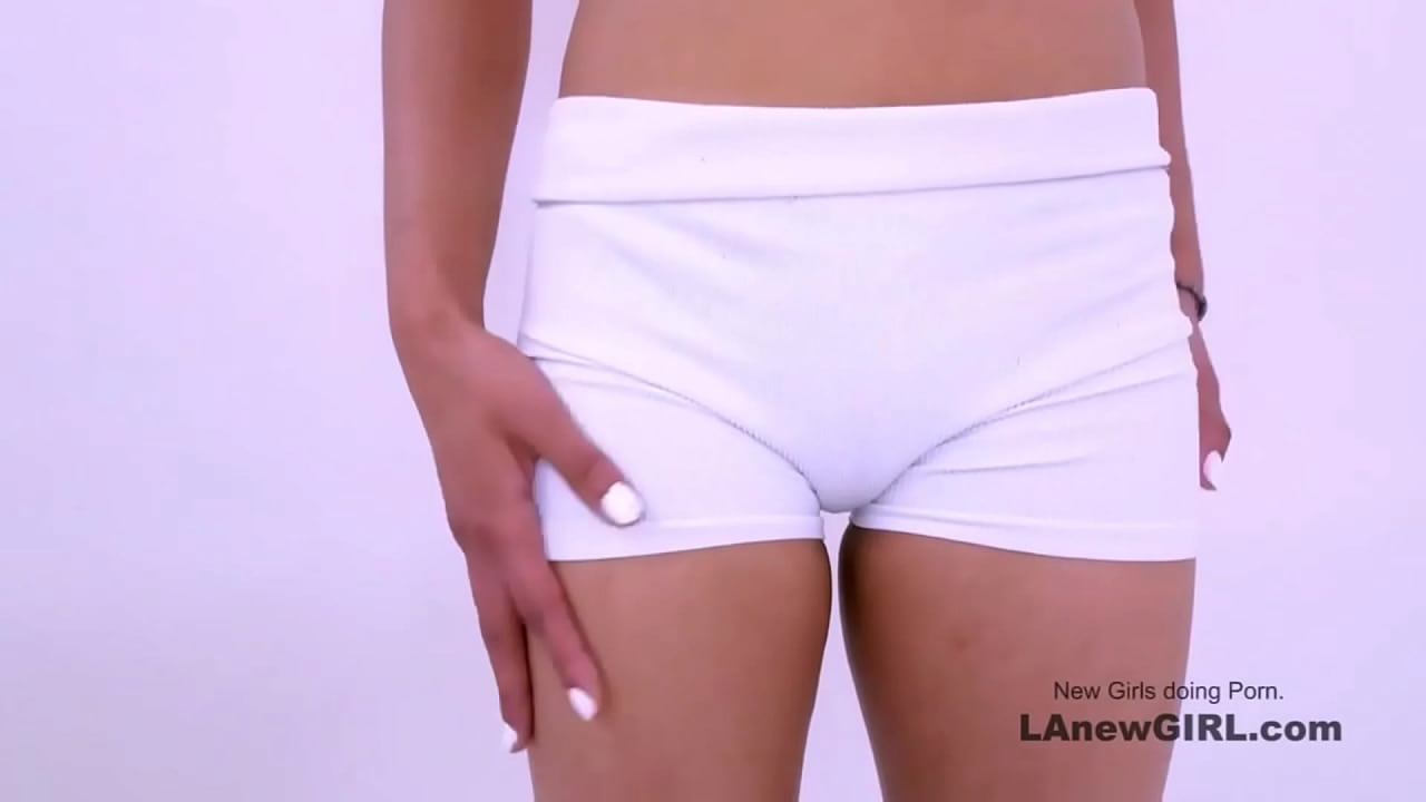 Pretty teen brunette seduced by the producer