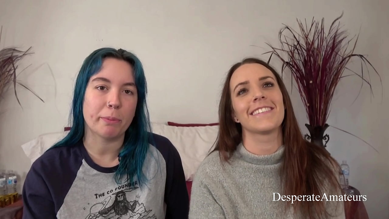 Desperate Amateurs Olivia and Alisha getting their tight pussies stretched.