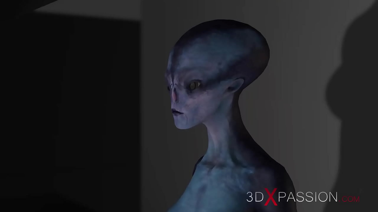 Area 51. Sex cyborg plays with a young blonde