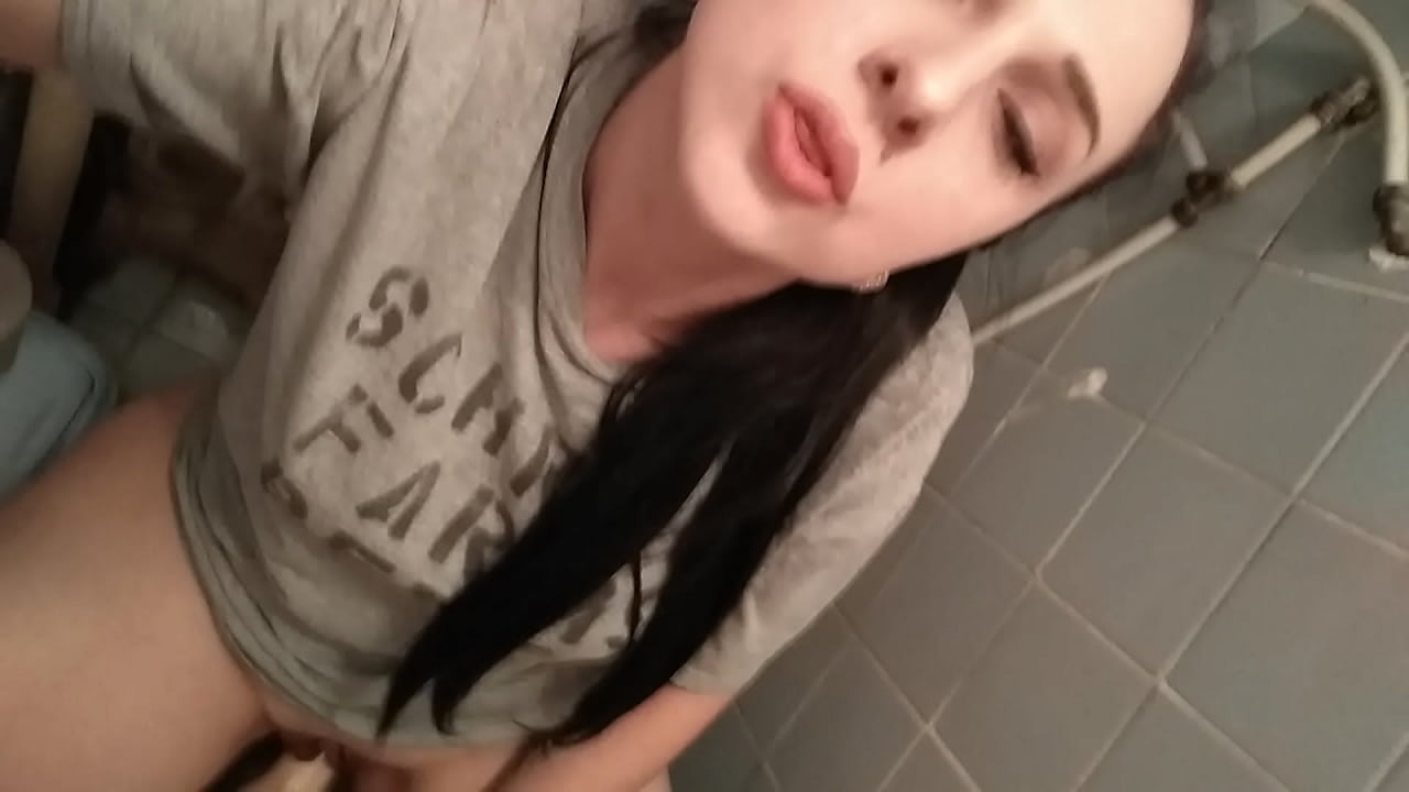 stuck a dildo and pissed in the toilet