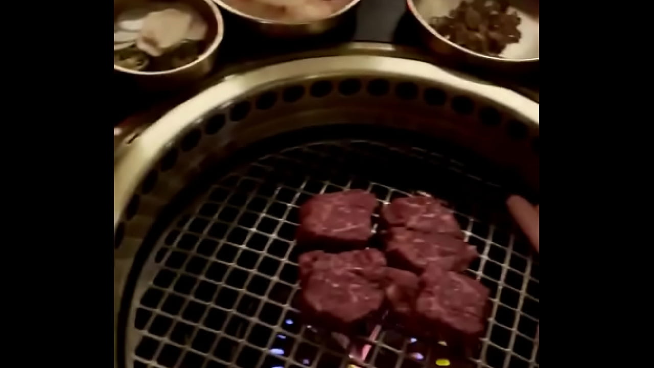 YUMMY ? KBBQ w/ KM kaiamartin0f after sexytime. Sextape out now on both our platforms ?