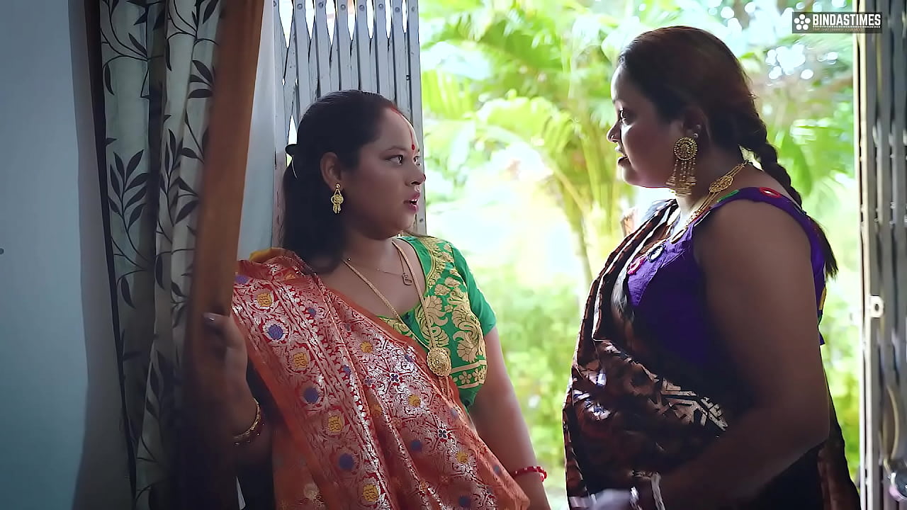 Desi Indian Two Bhabhiji Fucks with Devar and gets Creampie ( Threesome Full Hindi Audio Movie )