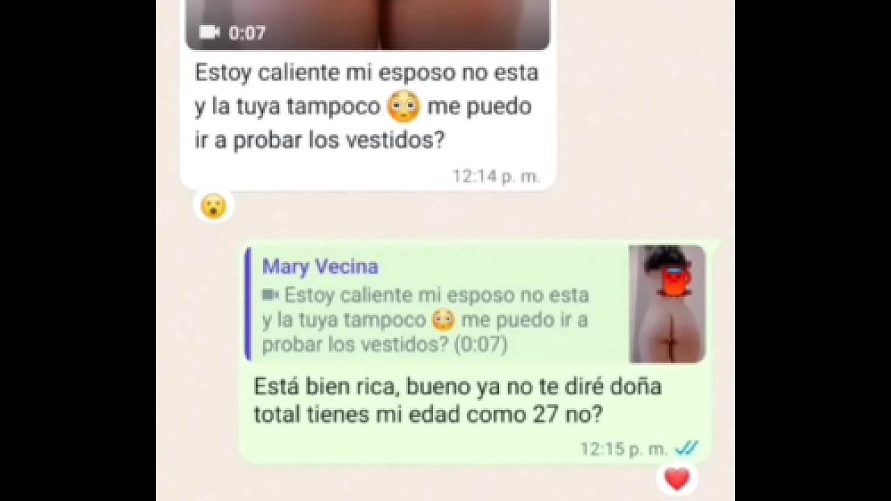LA VECINA SE PUSO CACHONDA AL HABLAR CONMIGO