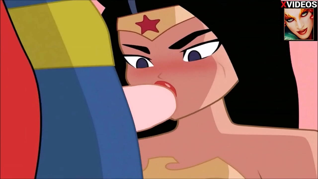 DC Superman get blowjob from sexy girls - Drawn Together, Lois lane, Wonderwoman blowjob - Justice League XXX porn
