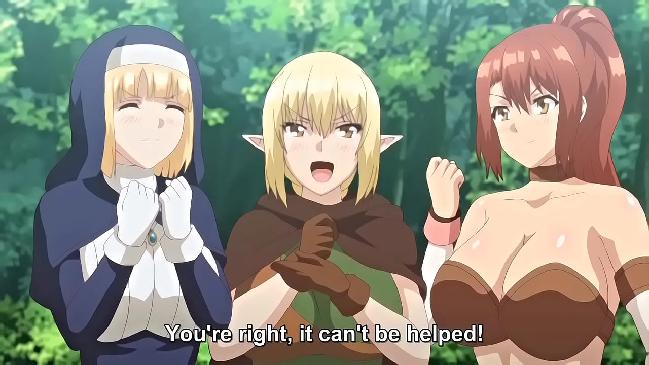 One hot Nun, Sexy MILF and an Elf Women fucks a young college boy