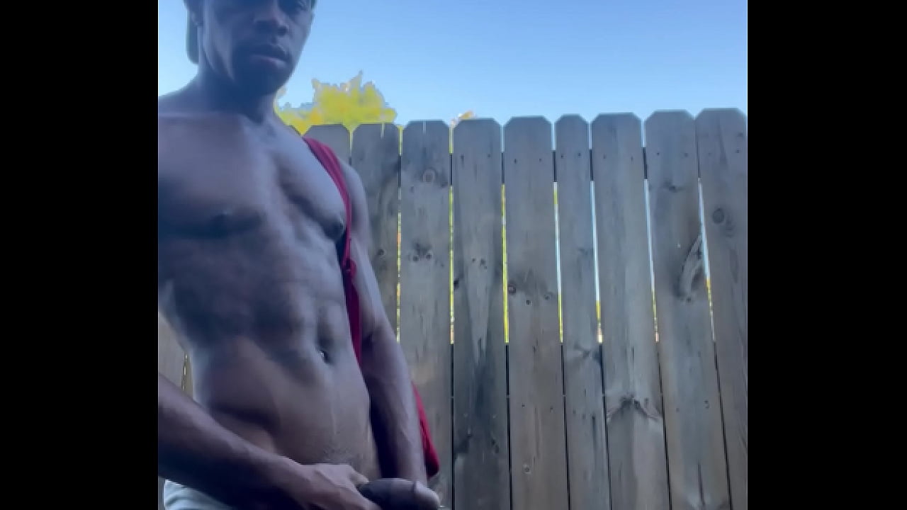 THICK Dick Black Man Pissing in Public!