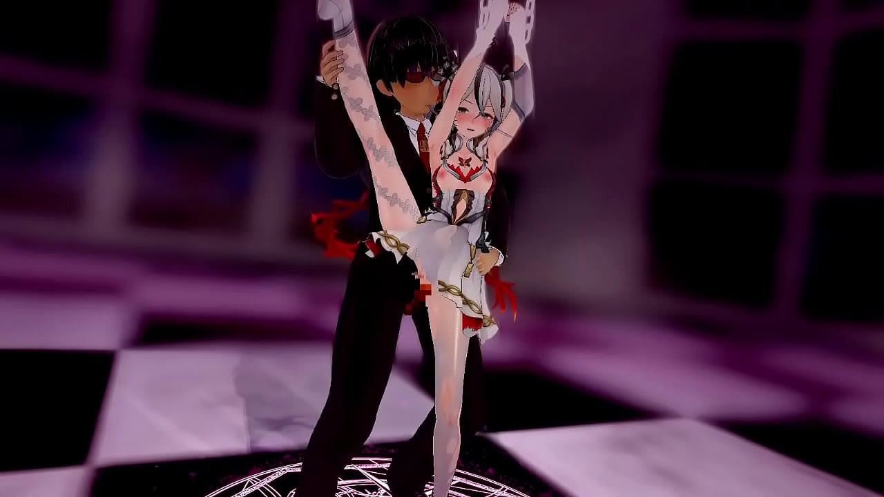 鳴潮 キャラ　ツバキ　意味深モーションとダメージボイスを組み合わせた動画。