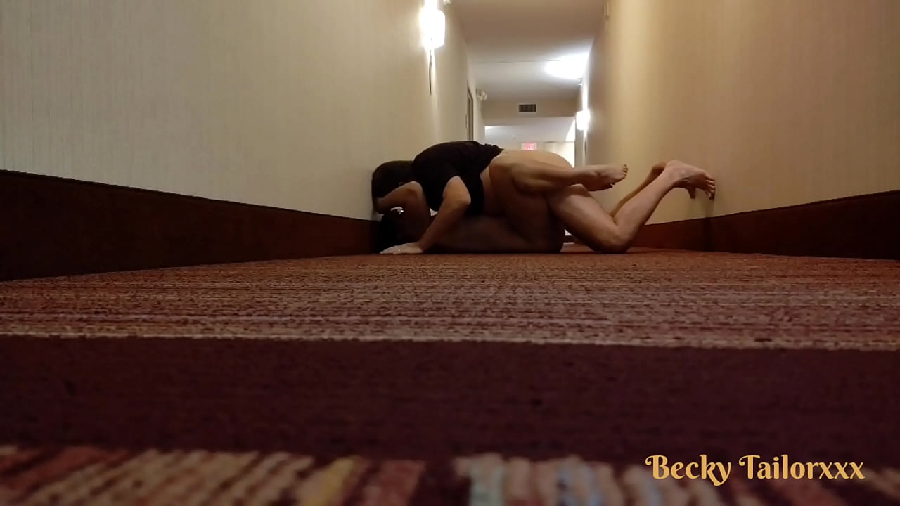 Fucked in motel hallway
