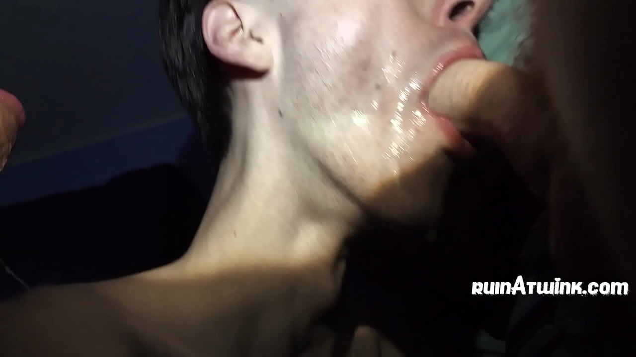 Horny Twink Loves Being Stuffed By 3 Dicks