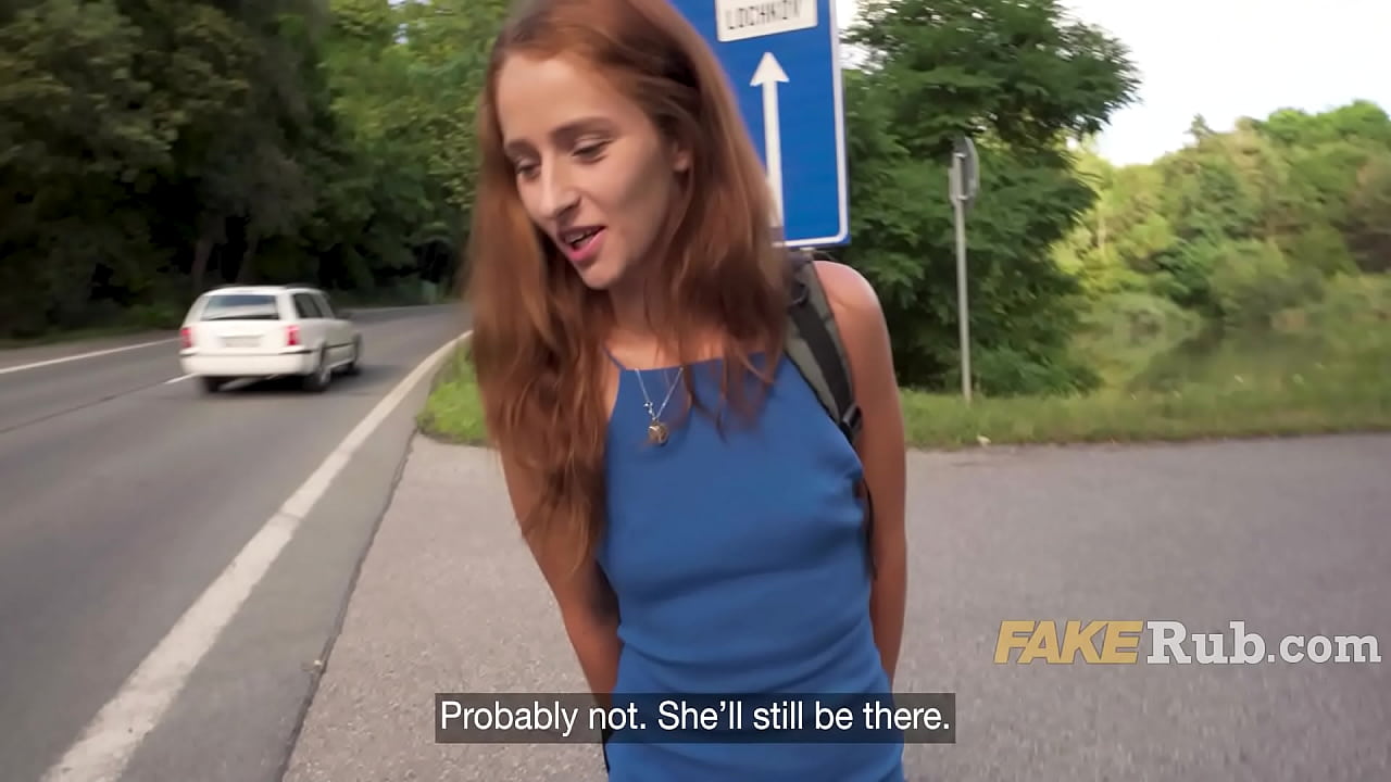 Czech Girl Was Hitchhiking With No Panties To Get Over Cheating Boyfriend