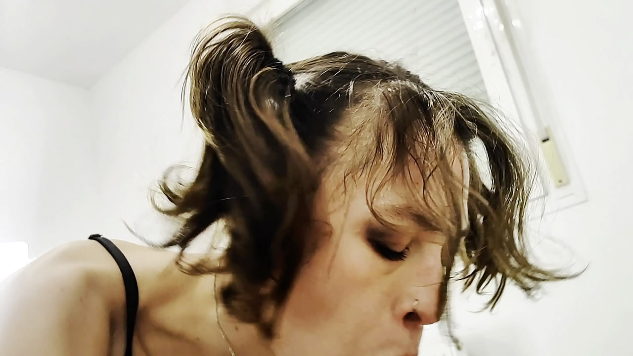 Hotwife sucks her cousin's cock