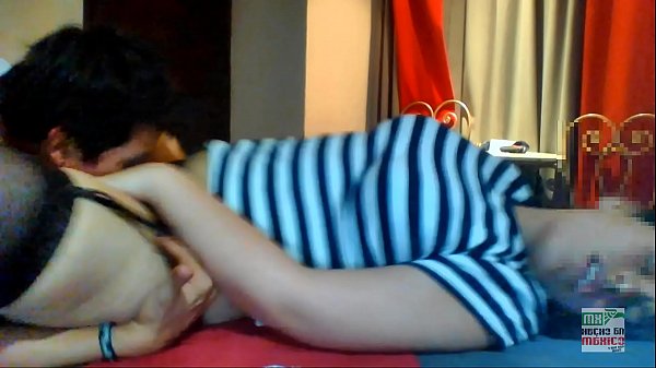 Dulce teenage girl, young mexican college girl escape from clases and fuck in a motel with black lingerie h