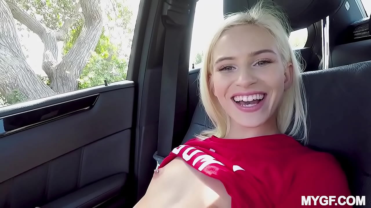 Petite Blonde Can't Wait For Dick