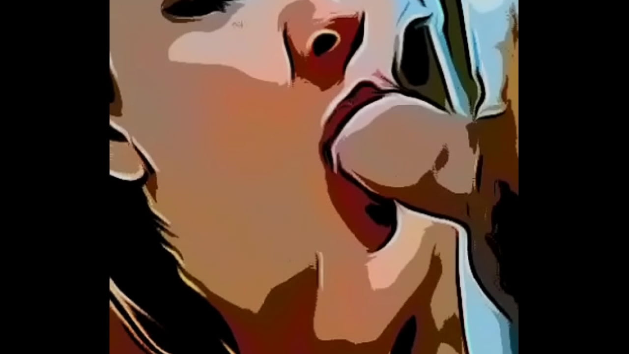 Cartoon - Estudante novinha sai com professor secretamente e leva gozada na boca