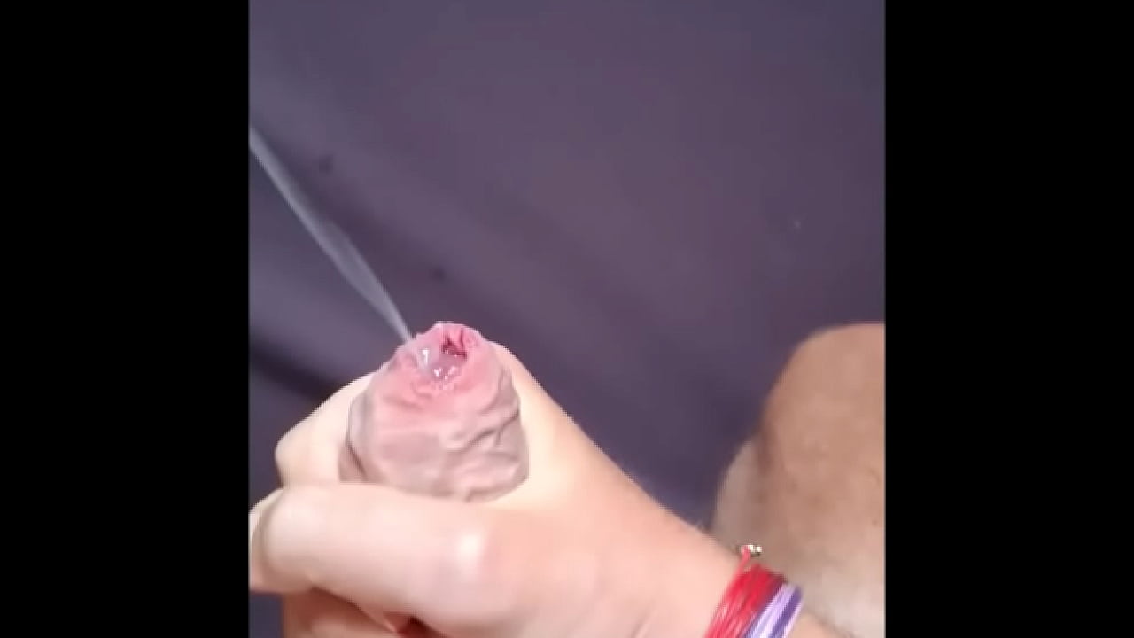 Huge cumshot with 14 spurts