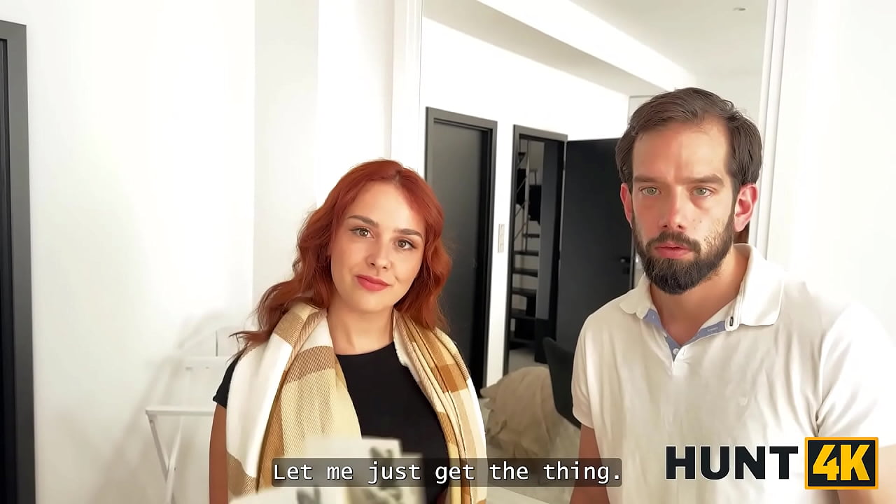 HUNT4K. Poor redhead slut with nice curves and pussy is fucking. Hot sex with Norah Juliette & Charlie Dean