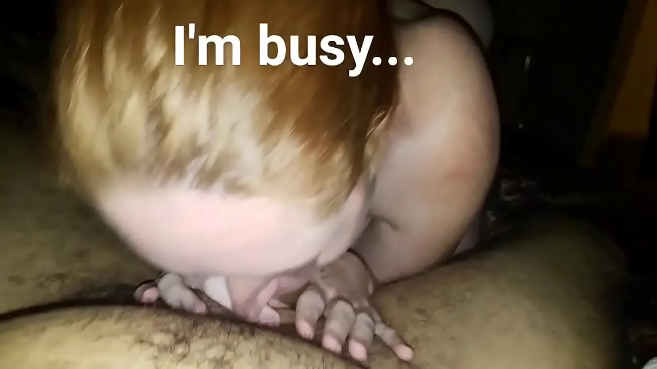 Milf sucking my dick.