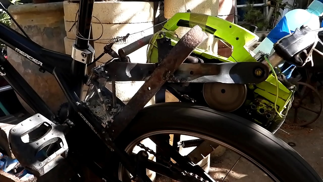 Wide open throttle chainsaw bike