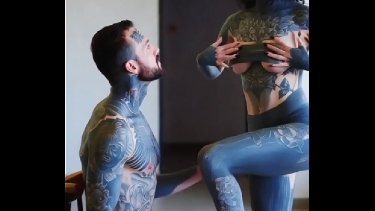 Parejas tatuadas generado IA