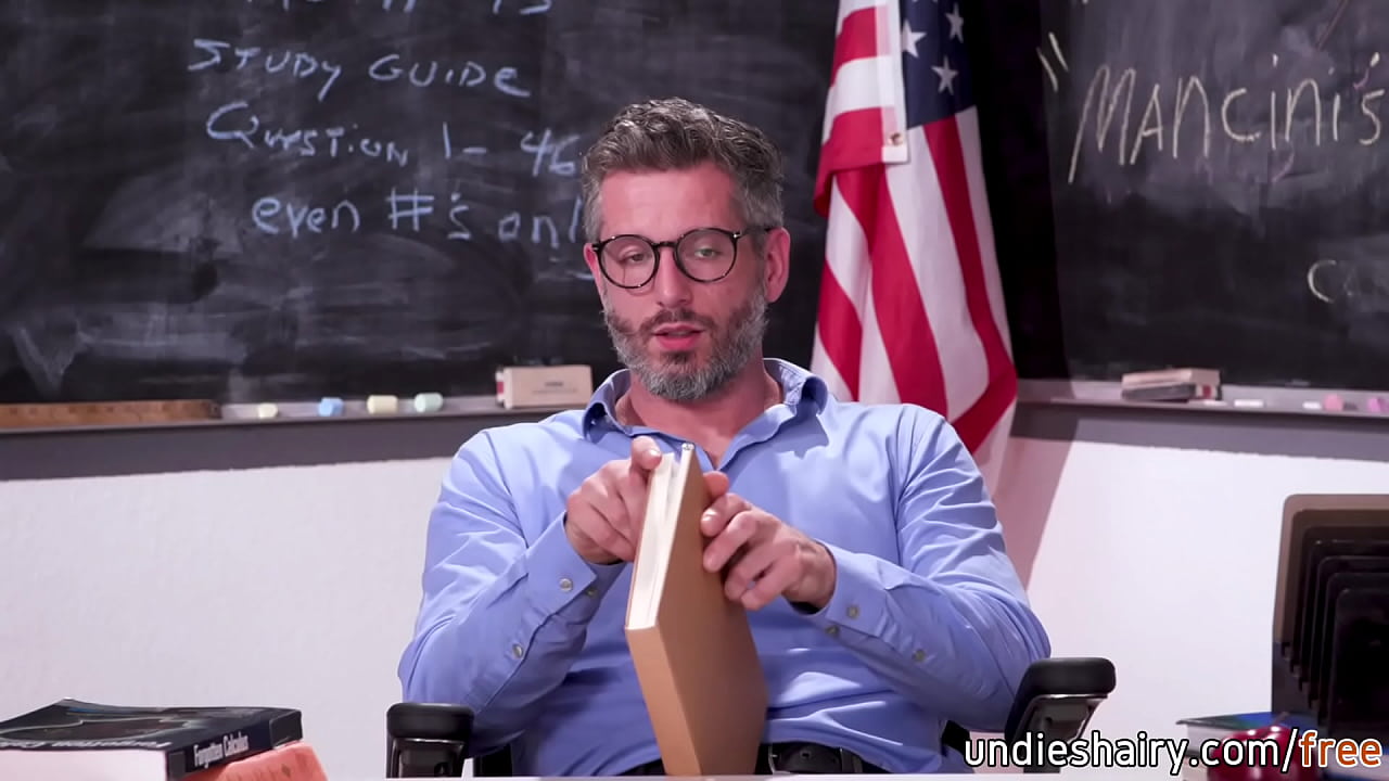 Lovely student put her juicy cunt on display during classes and fuck her horny teacher