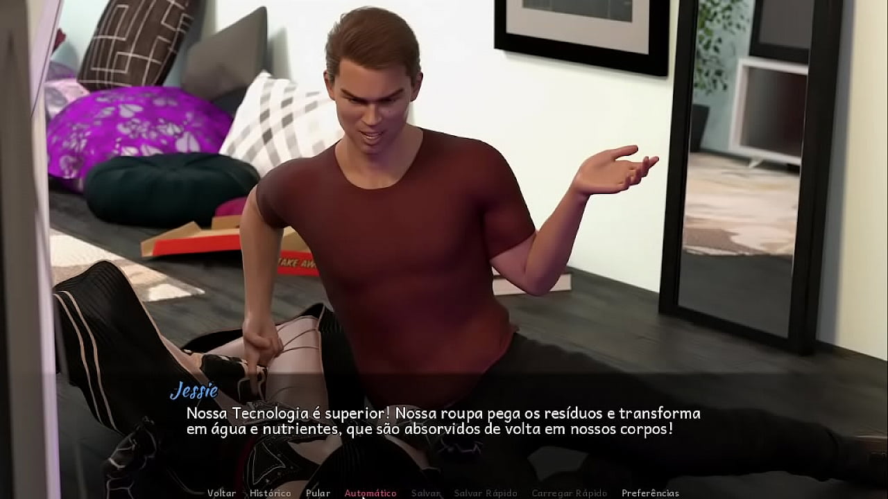 Gosando na boca de Jessie