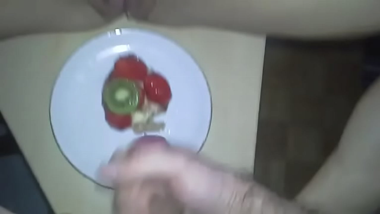 Amateur Fruit With Cum