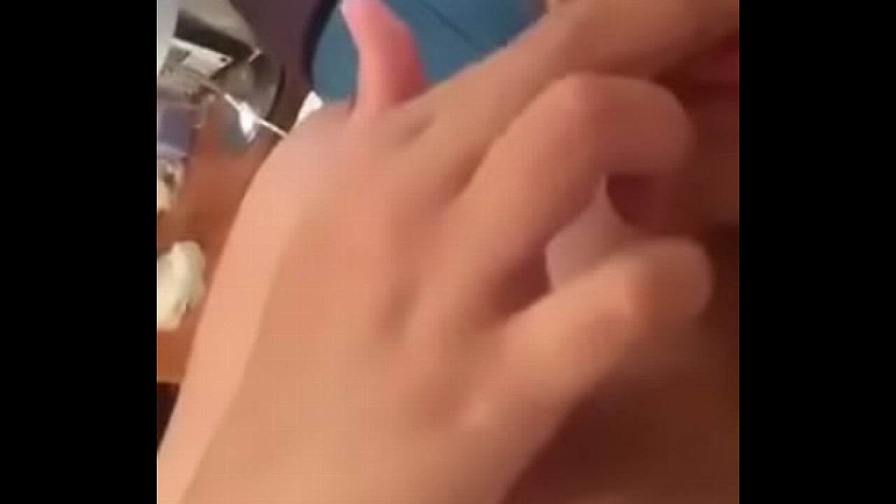 Chubby girl licking juices off fingers