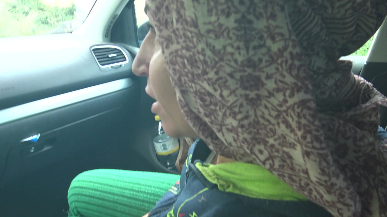 Kurdish Cuckold Wife Gives Her 18 Year Old American Stepson A Handjob In His Car