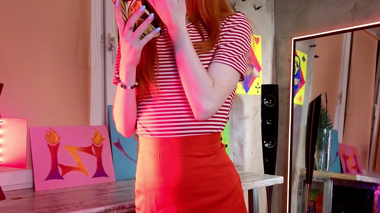 Girl in beautiful lingerie cums