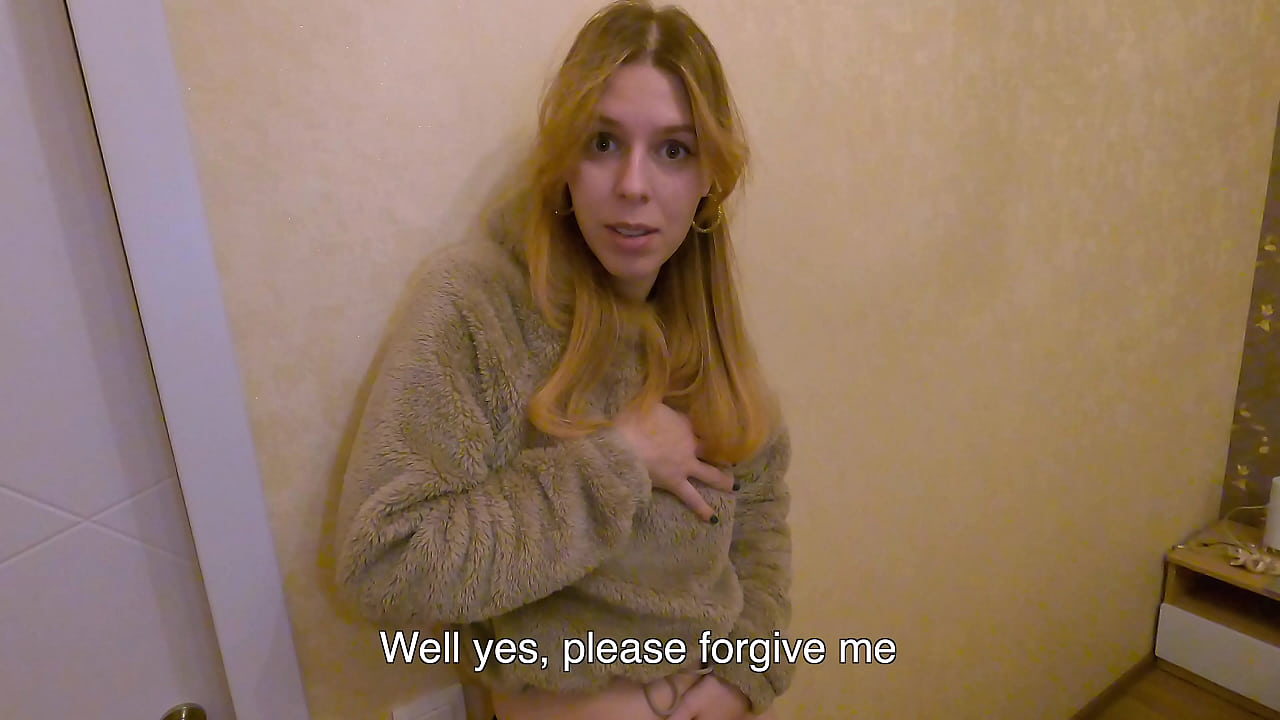 Brother Roughly Uses Slutty Stepsister's Pussy