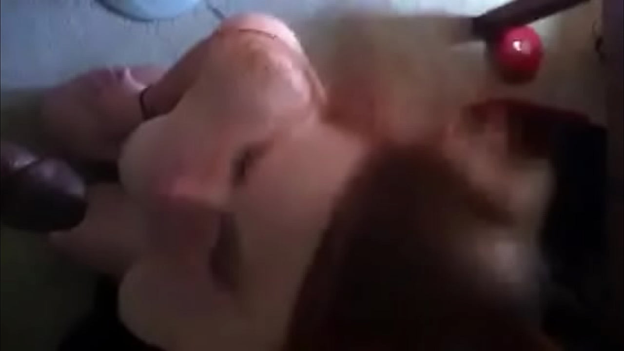 red head teen thot sucks black cock