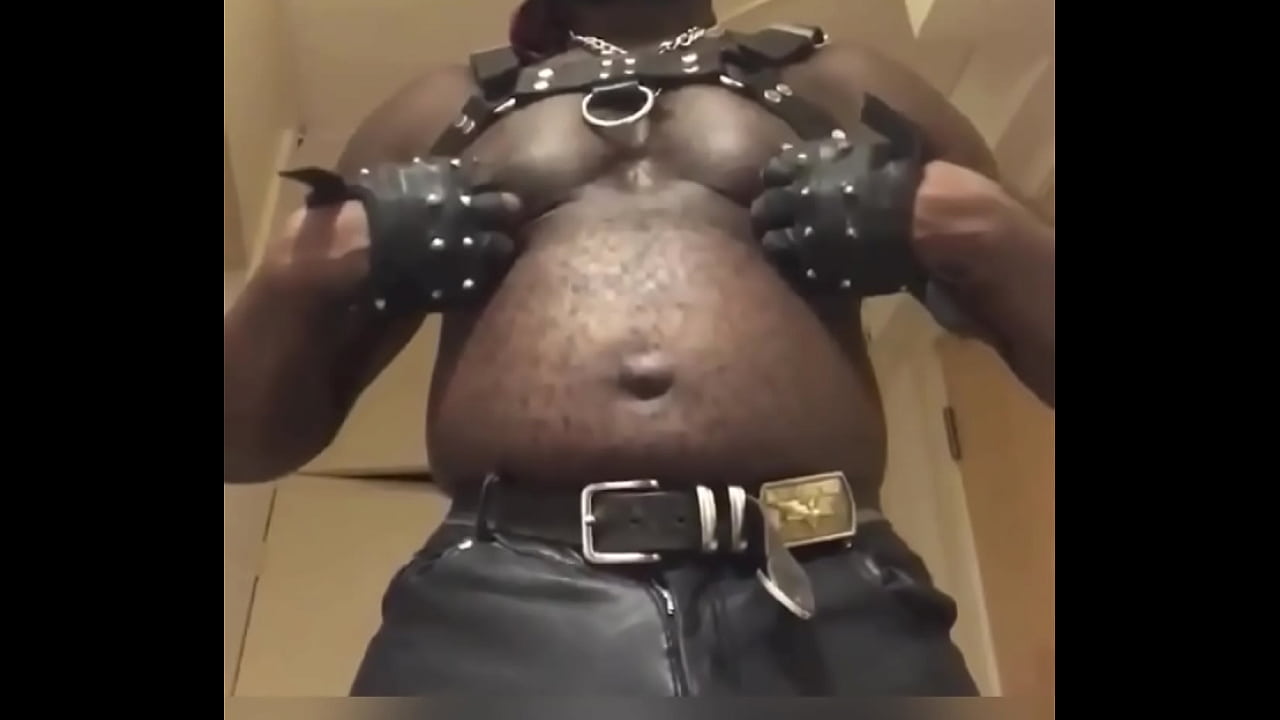 Black Muscle Leather Smoke & Prostate Play