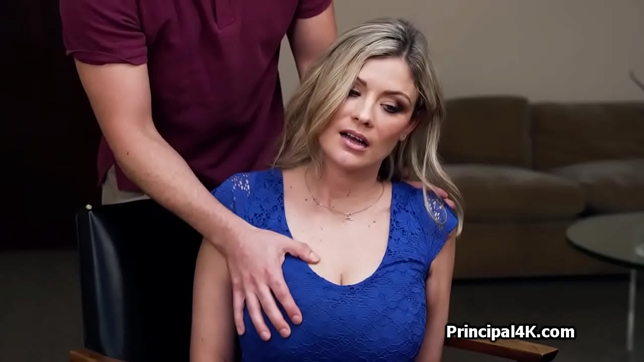 Mrs. Ellie blows the principal