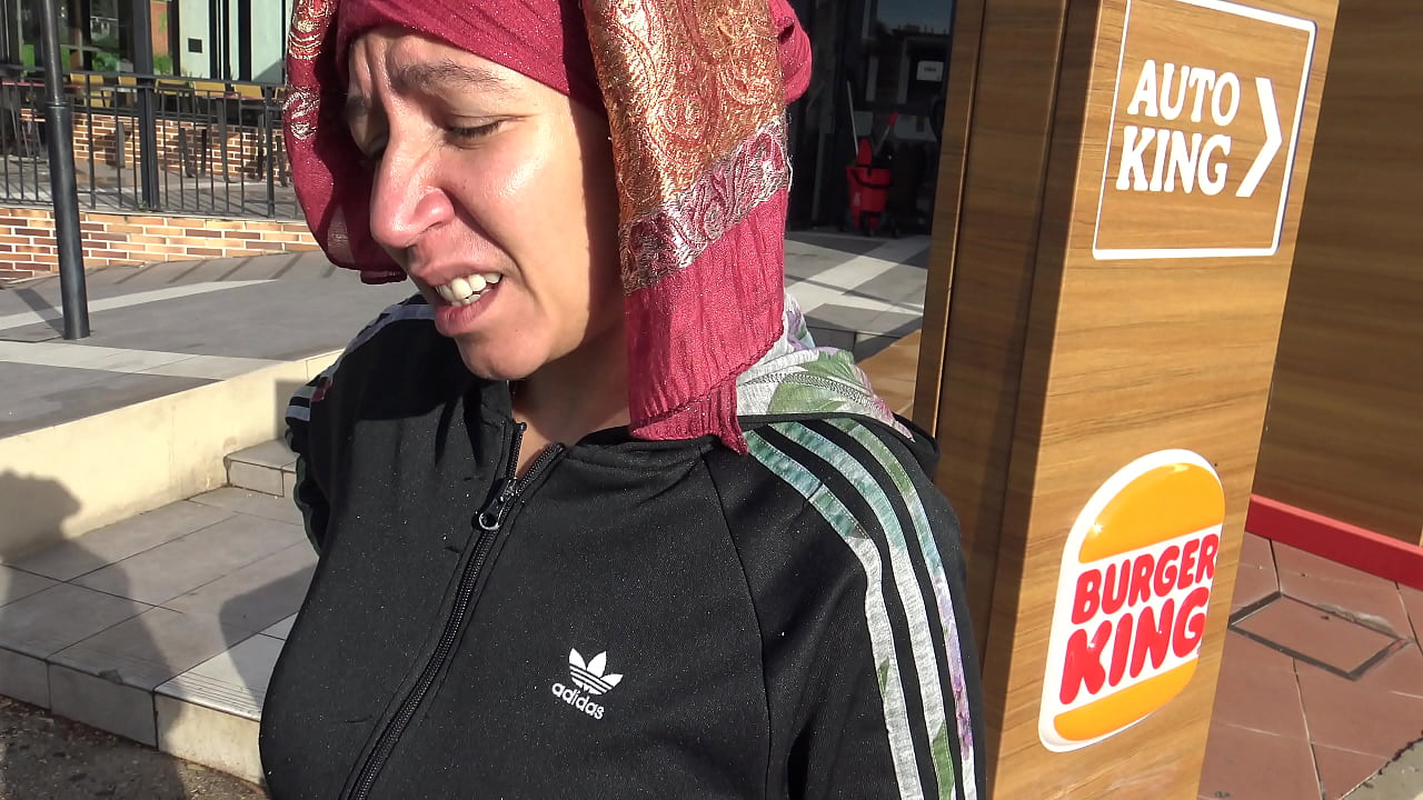 this naughty Muslim girl doesn't mind having car sex with strangers in public