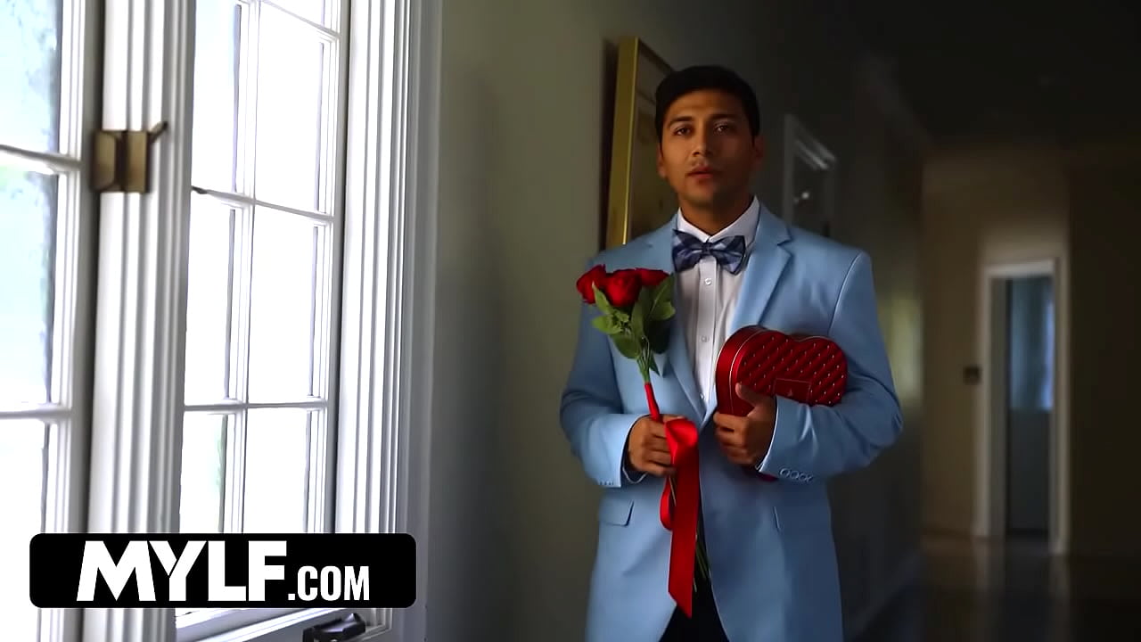 Stepmom's Valentine's Day Disaster Turns Into a Naughty Night with Stepson