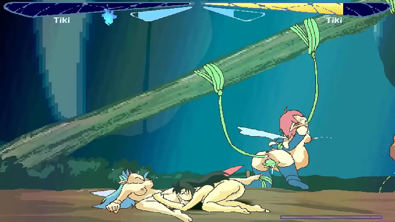 Fairy fighting lesbian fairies