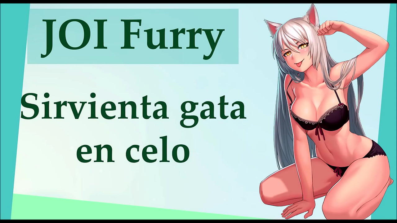 Mujer gato cachonda. JOI en espa&ntilde;ol.