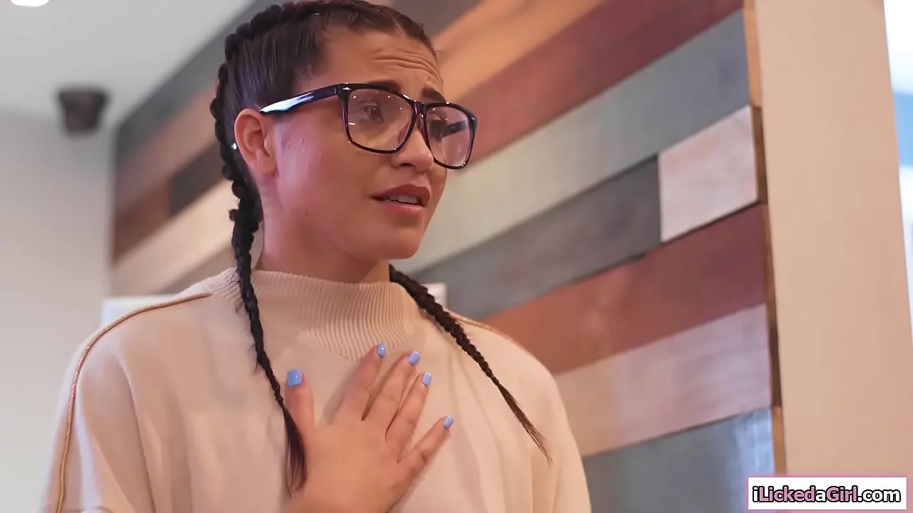 Nerd teen pleased by her two naughty lesbian friends