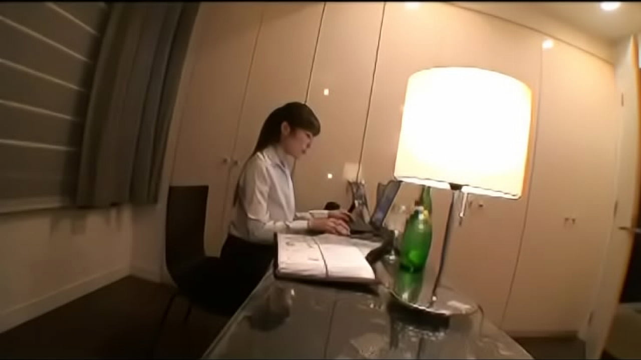 Hot secretary with perfect body