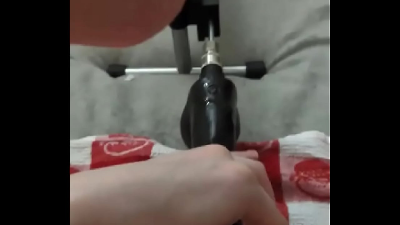 Fucking machine, make me sing...Pink chastity slipped off in doggy lol have to size down immediately!! My girl dick alr...