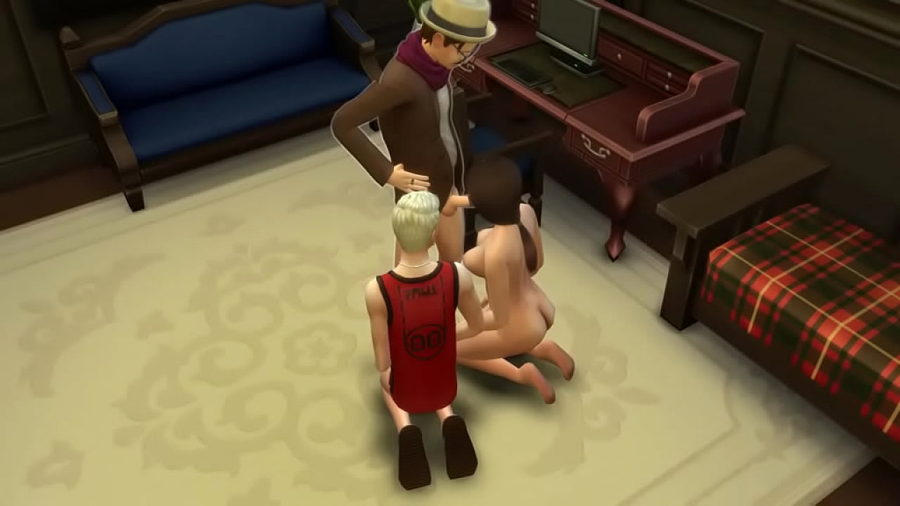 Одичавшая мамаша в декрете залезла в трусы к двум мужикам