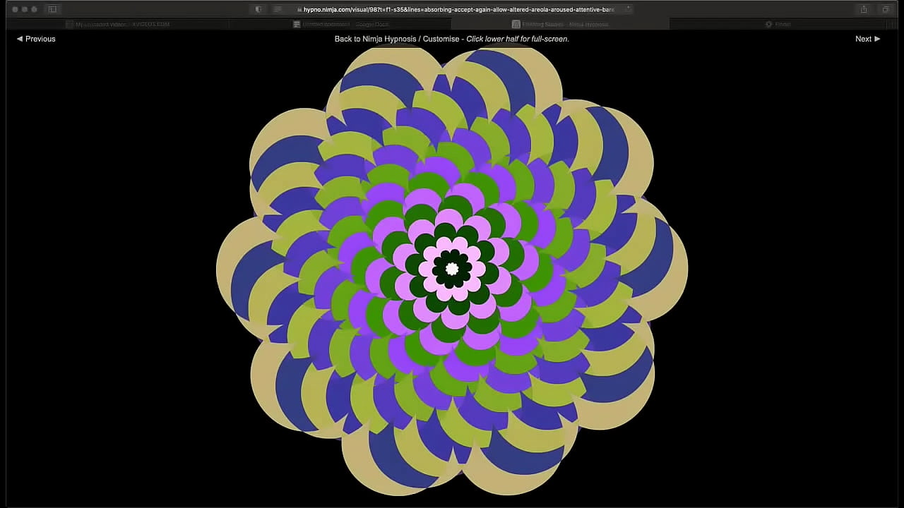 Flashing Shapes Transformation Visuals Conversion POV