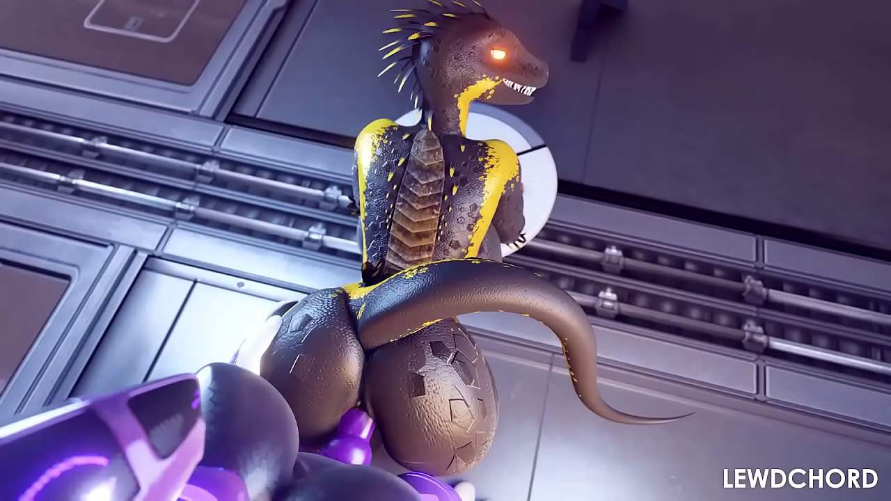 Futa Synth Fucking Furry Lizard