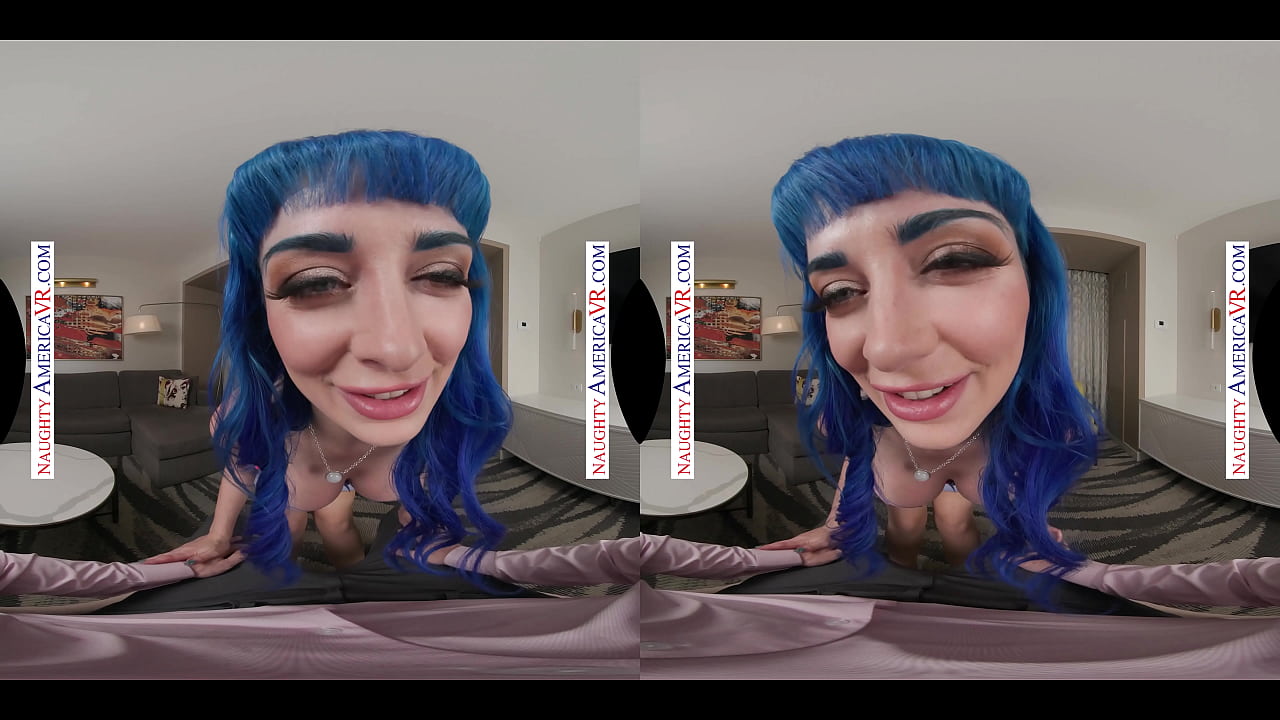 Jewelz Blu in sexy lingerie, riding dick in POV VR