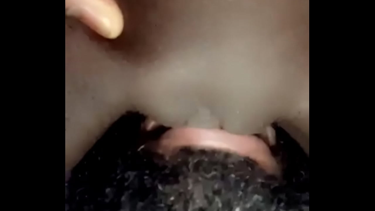 Licking chocolate pussy