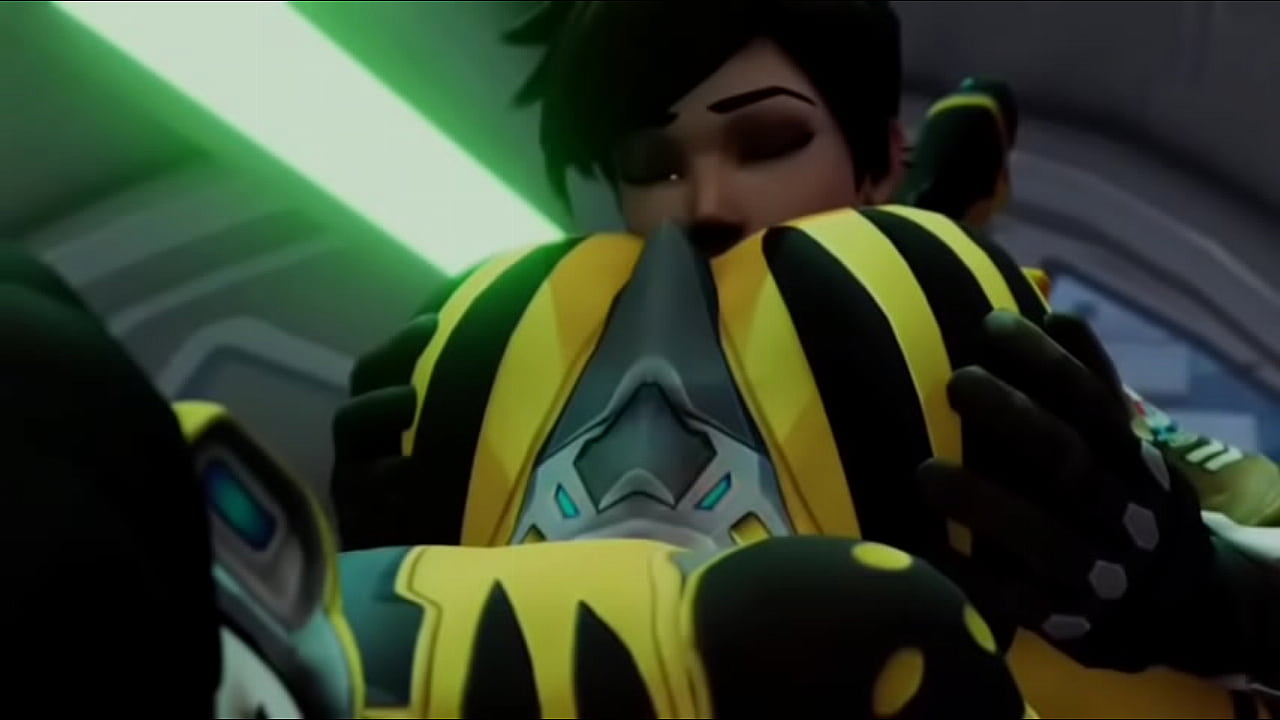 Overwatch Tracer Worshiping D.va's Ass