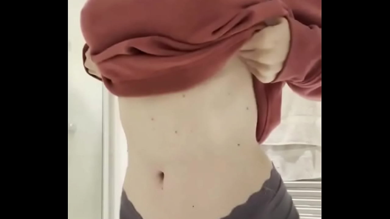 Baggy jumpers hide all the good stuff! love lifting it up to show off my body and big tits