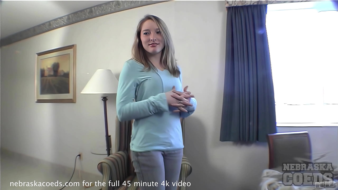 iowa girl nervously gets naked for the first time